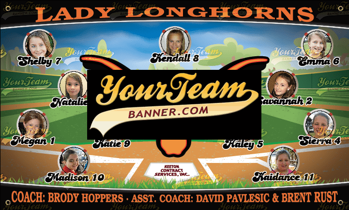 Your Team Banner - Softball Banner Samples Page 3